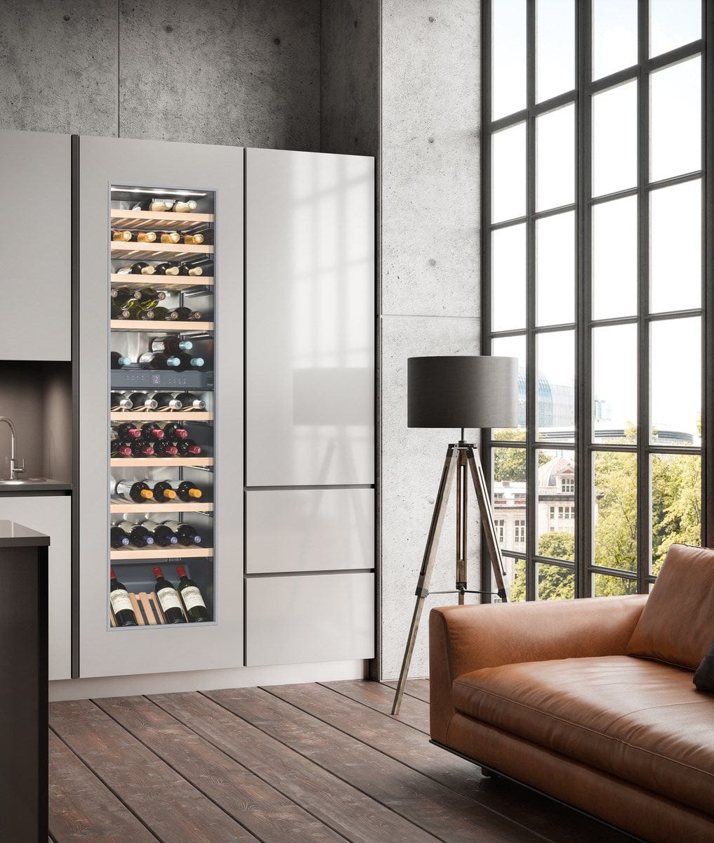 Liebherr HW 8000 24" Built-In Dual Zone Wine Cabinet I Luxury Appliances Direct