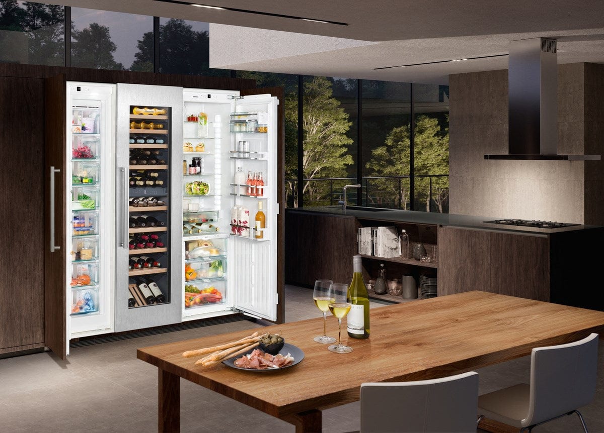 Liebherr HW 8000 24" Built-In Dual Zone Wine Cabinet I Luxury Appliances Direct