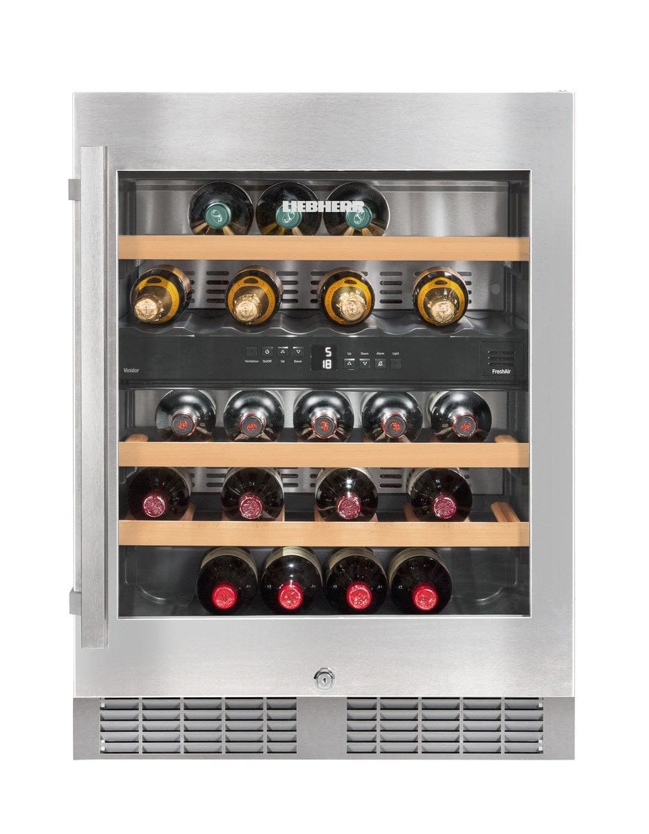 Liebherr WU 3400 24" Under-Counter Dual Zone Wine Cabinet Wine Coolers WU 3400 Luxury Appliances Direct