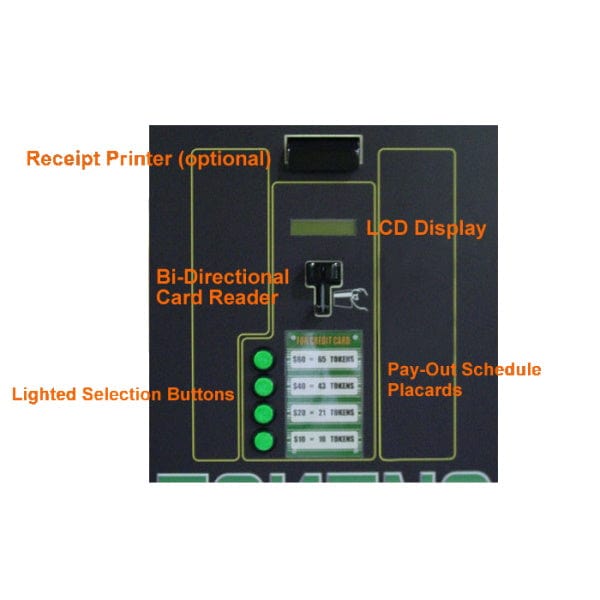 MC525RL-CC Standard Token Change Machine Vending Machines MC525RL-CC Luxury Appliances Direct