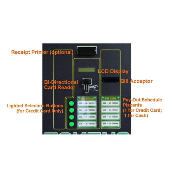 MC535RL-CC Standard Token Change Machine Vending Machines MC535RL-CC Luxury Appliances Direct