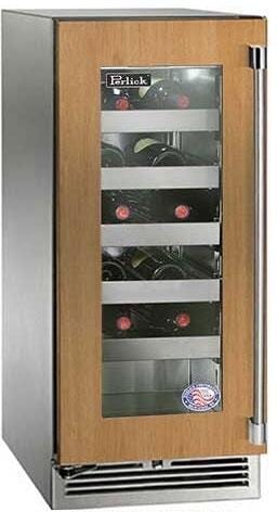 Perlick 15 inch Right Hinge Built-In Single Zone Wine Cooler HP15WM-4-4R Wine Coolers HP15WM-4-4R Luxury Appliances Direct