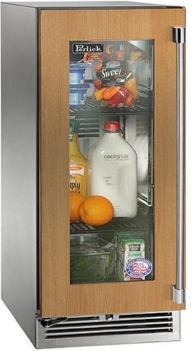 Perlick 15 inch Signature Series 2.8 cu. ft.Compact Refrigerator HP15RO-4-4 Refrigerators HP15RO-4-4L Luxury Appliances Direct