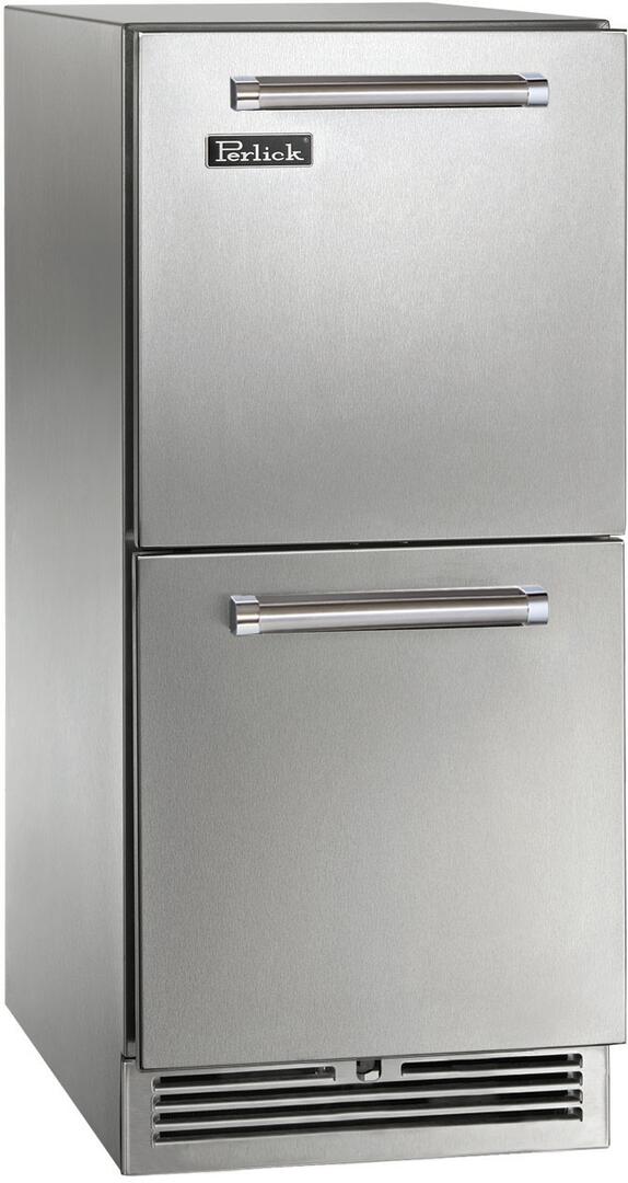 Perlick 15 inch Signature Series 2.8 cu ft Drawer Refrigerator HP15RO-4-5 Refrigerators HP15RO-4-5 Luxury Appliances Direct