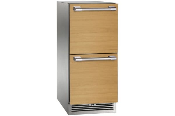 Perlick 15 inch Signature Series 2.8 cu.ft Drawer Refrigerator HP15RS-4-6 Refrigerators HP15RS-4-6 Luxury Appliances Direct