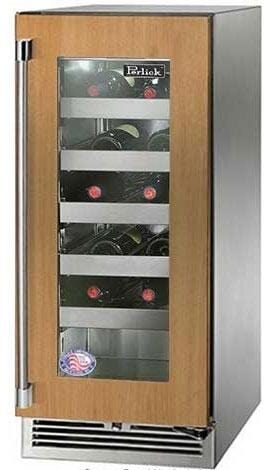 Perlick 15 inch Signature Series 20 Bottle Wine Cooler HP15WM-4-4 Wine Coolers HP15WM-4-4R Luxury Appliances Direct