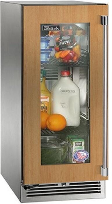 Perlick 15 inch Signature Series Compact Refrigerator HP15RS-4-4 Refrigerators HP15RS-4-4L Luxury Appliances Direct