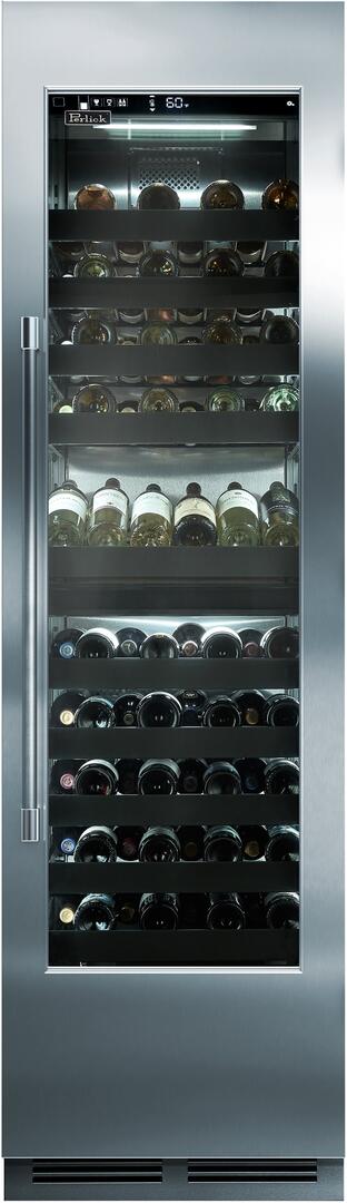 Perlick 24-Inch Built-In Single Zone Wine Cooler with 94 Bottle Capacity, Panel Ready, with Glass Window Opening, Star-K Certification CR24W-1-4 Wine Coolers Luxury Appliances Direct