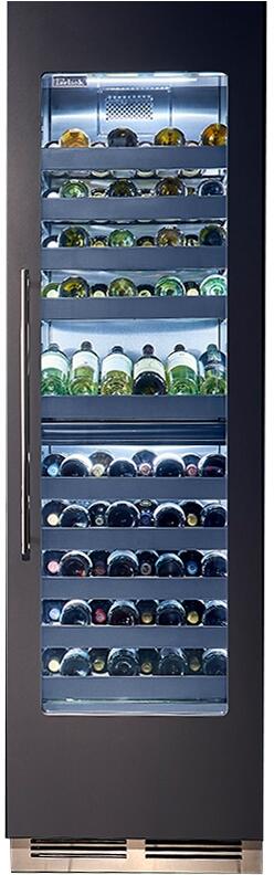 Perlick 24-Inch Built-In Single Zone Wine Cooler with 94 Bottle Capacity, Panel Ready, with Glass Window Opening, Star-K Certification CR24W-1-4 Wine Coolers Luxury Appliances Direct