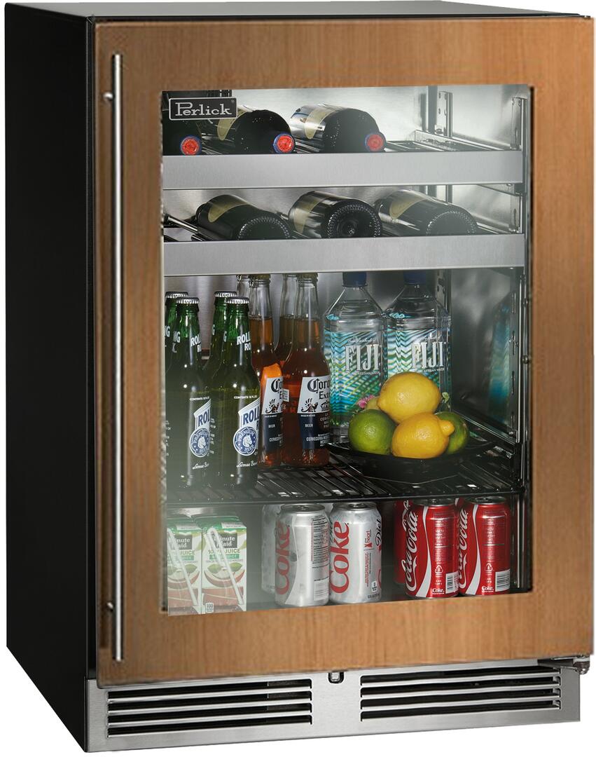 Perlick 24 inch C Series Built-In Beverage Center HC24BB-4-4 Beverage Centers HC24BB-4-4R Luxury Appliances Direct