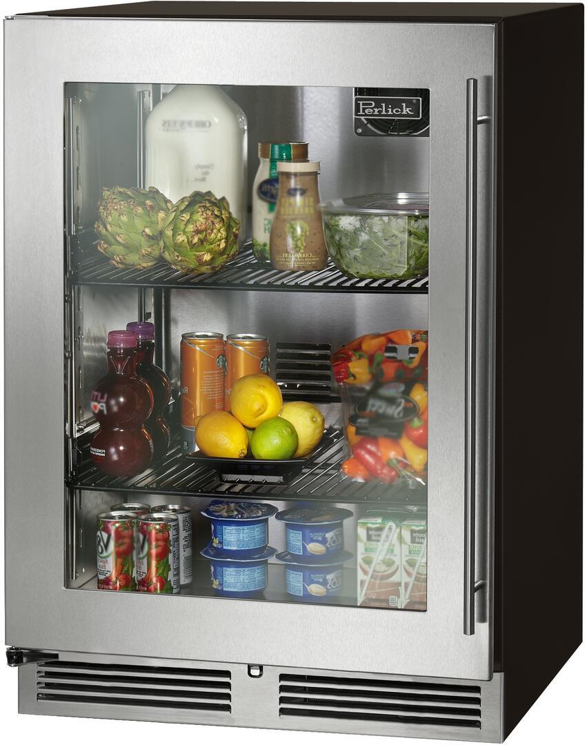 Perlick 24 inch C Series Compact Refrigerator HC24RB-4-3 Refrigerators HC24RB-4-3L Luxury Appliances Direct