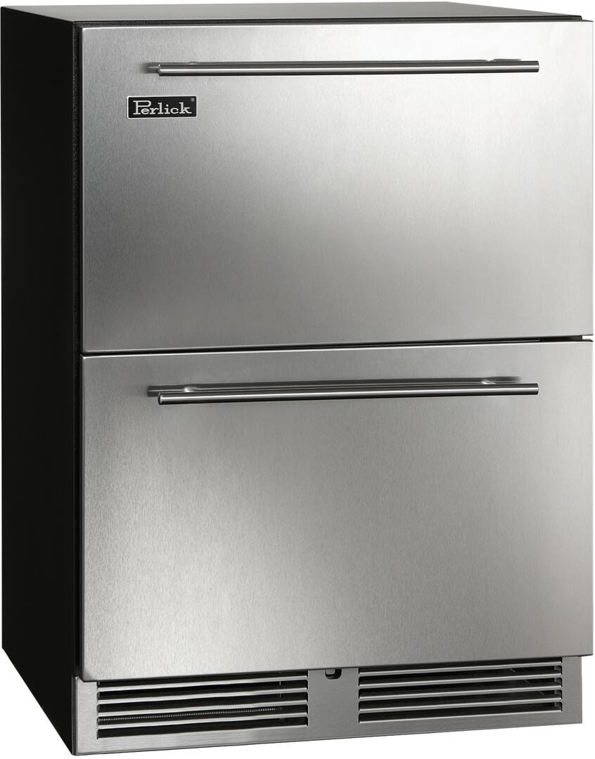 Perlick 24 inch C Series Counter Depth Drawer Refrigerator HC24RB-4-5 Refrigerators HC24RB-4-5 Luxury Appliances Direct