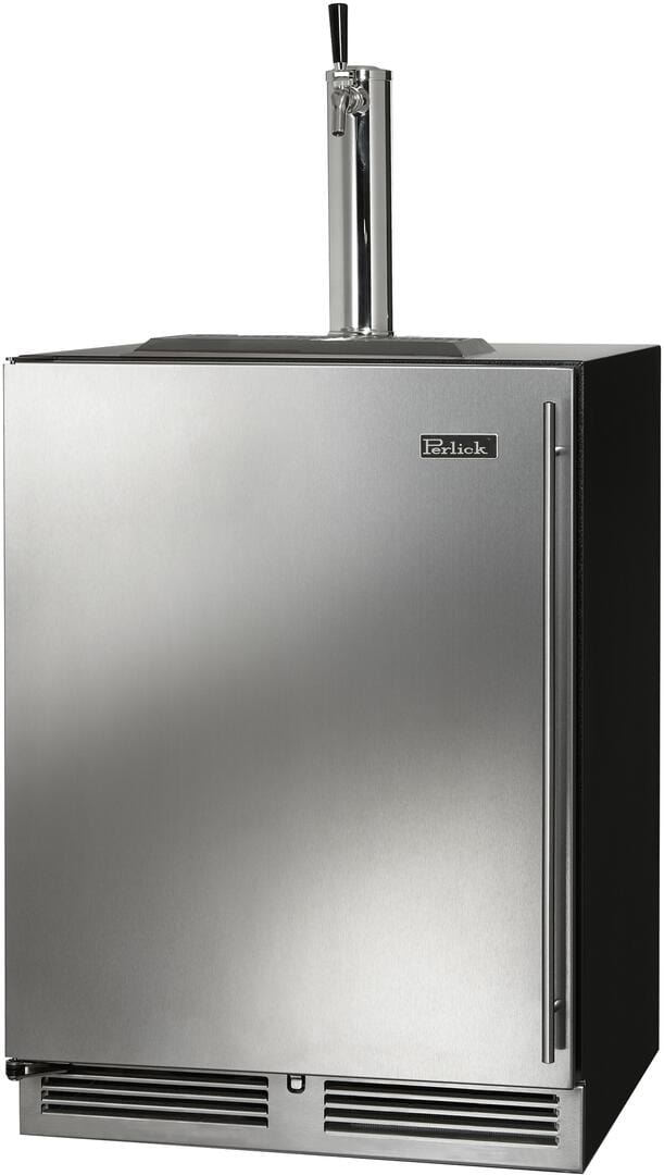 Perlick 24-Inch C-Series Indoor Beer Dispenser HC24TB-4-1-1 Kegerators HC24TB-4-1L-1 Luxury Appliances Direct