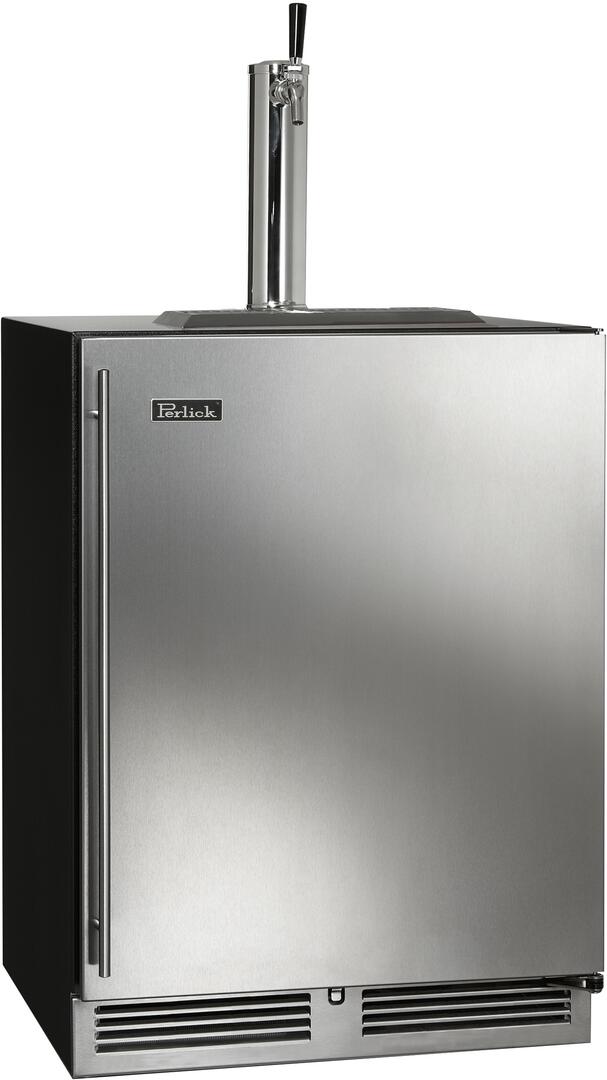 Perlick 24-Inch C-Series Indoor Beer Dispenser HC24TB-4-1-1 Kegerators HC24TB-4-1R-1 Luxury Appliances Direct