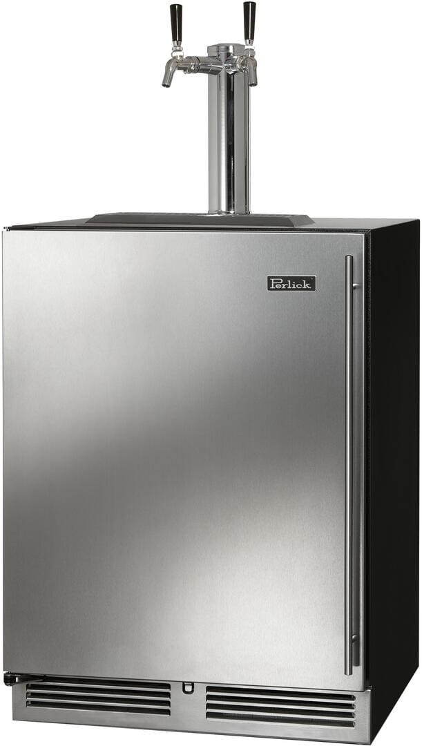 Perlick 24-Inch C-Series Indoor Beer Dispenser HC24TB-4-1-2 Kegerators HC24TB-4-1L-2 Luxury Appliances Direct