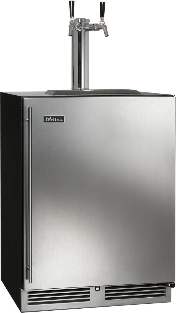 Perlick 24-Inch C-Series Indoor Beer Dispenser HC24TB-4-1-2 Kegerators HC24TB-4-1R-2 Luxury Appliances Direct