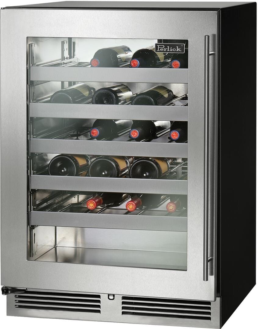 Perlick 24 inch C Series Single Zone Wine Cooler HC24WB-4-3 Wine Coolers HC24WB-4-3L Luxury Appliances Direct