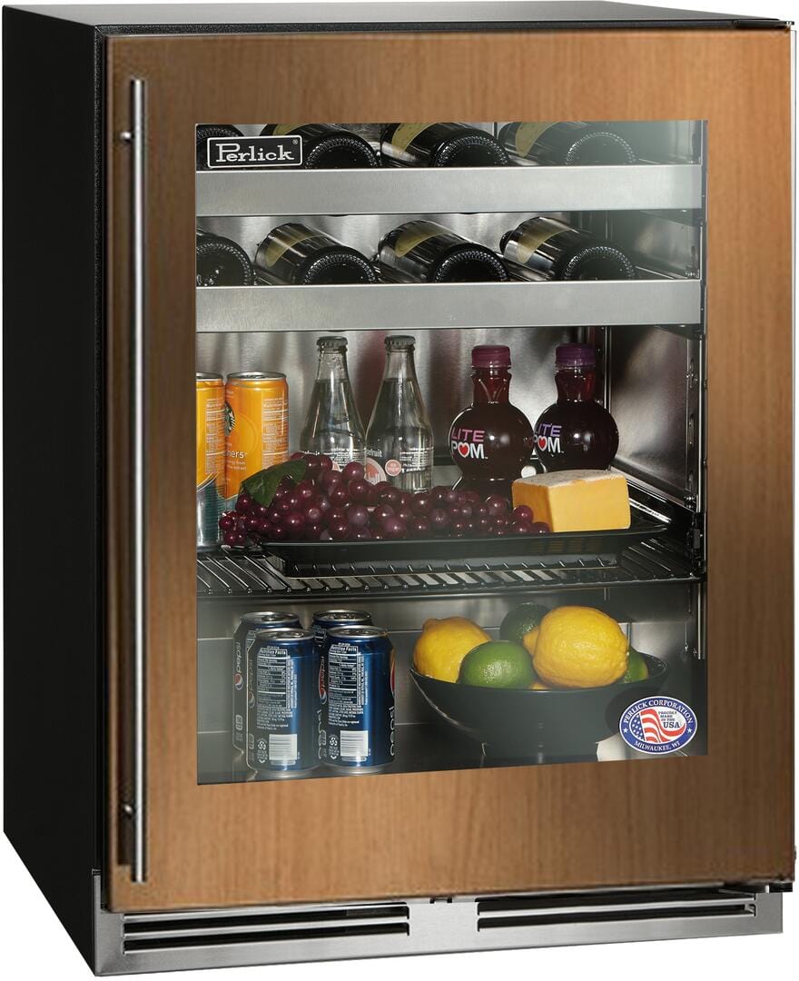 Perlick 24 inch Series Built-In Beverage Center HA24BB-4-4 Beverage Centers HA24BB-4-4R Luxury Appliances Direct