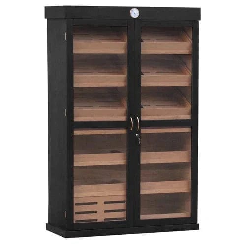 Prestige Import Group The Bermuda Large Commercial Display Cigar Cabinet Humidor BRMDA Cigar Humidors BRMDA Luxury Appliances Direct