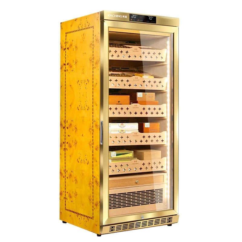 Raching MON1800 Precision Climate Controlled Cigar Humidor Cabinet Cigar Humidors Luxury Appliances Direct