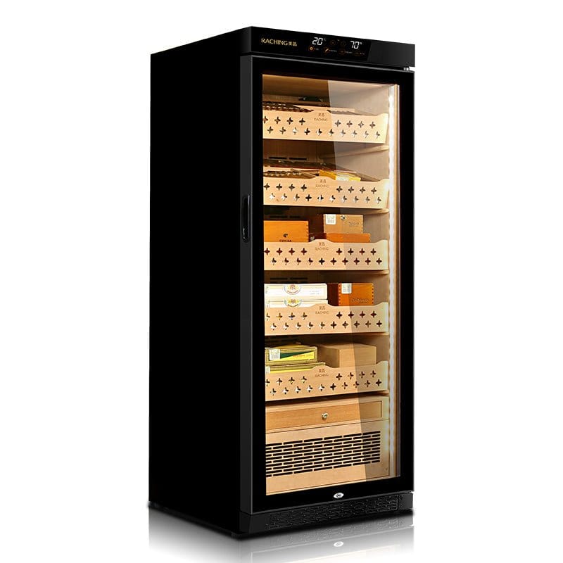 Raching MON1800 Precision Climate Controlled Cigar Humidor Cabinet Cigar Humidors Luxury Appliances Direct