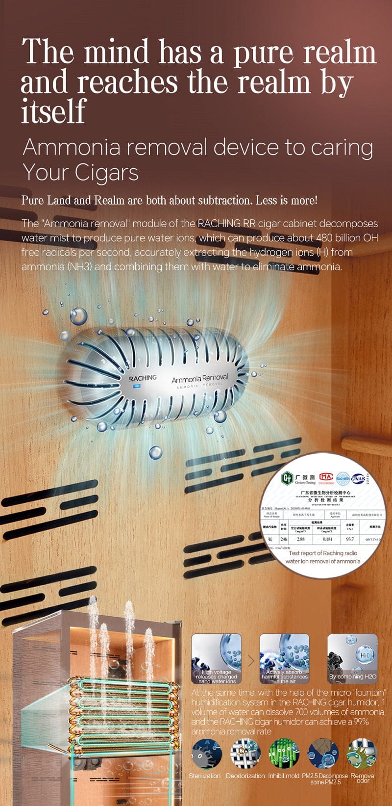 Raching Reserva RR980 Electric Humidor