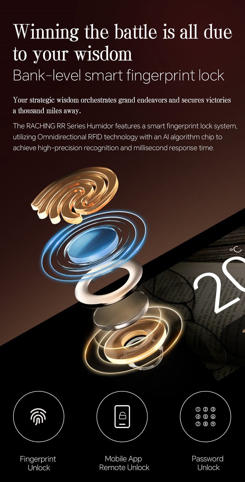 Raching Reserva RR980 Electric Humidor