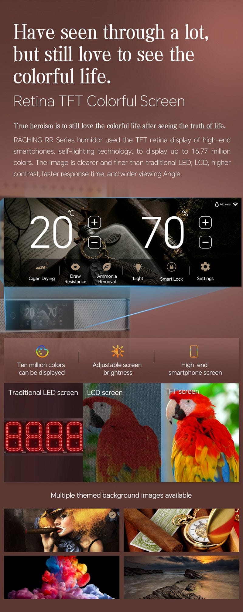 Raching Reserva RR980 Electric Humidor