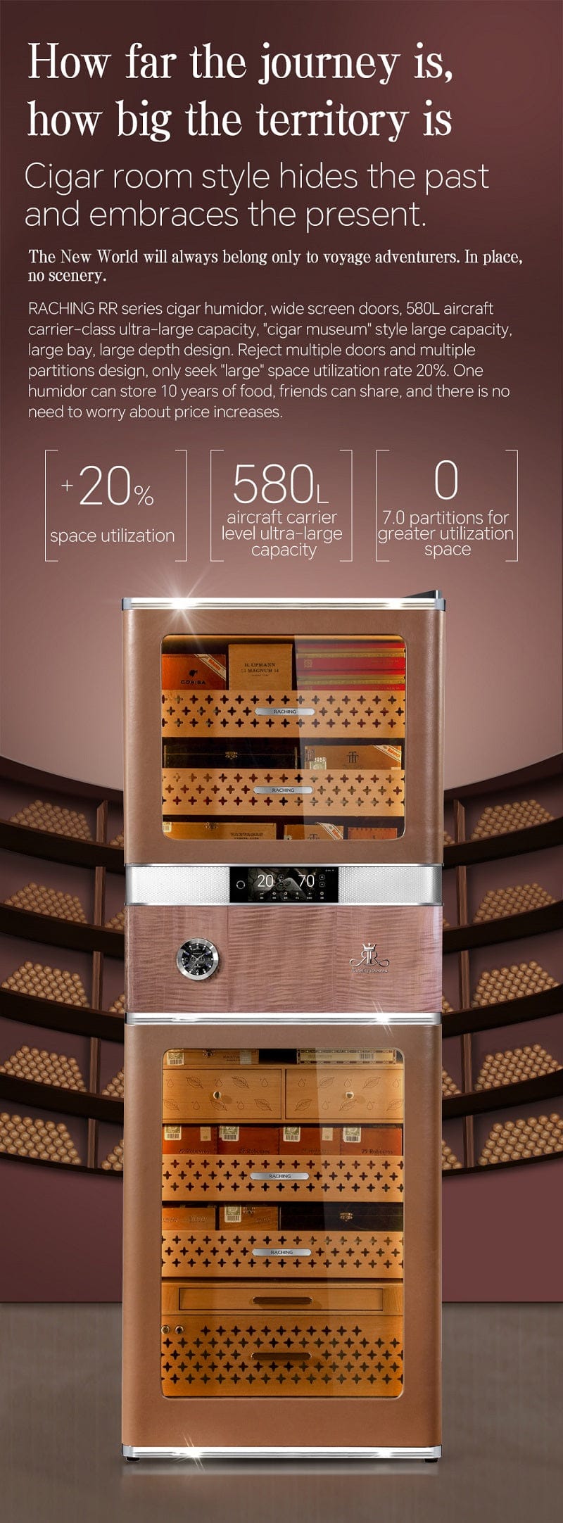 Raching Reserva RR980 Electric Humidor