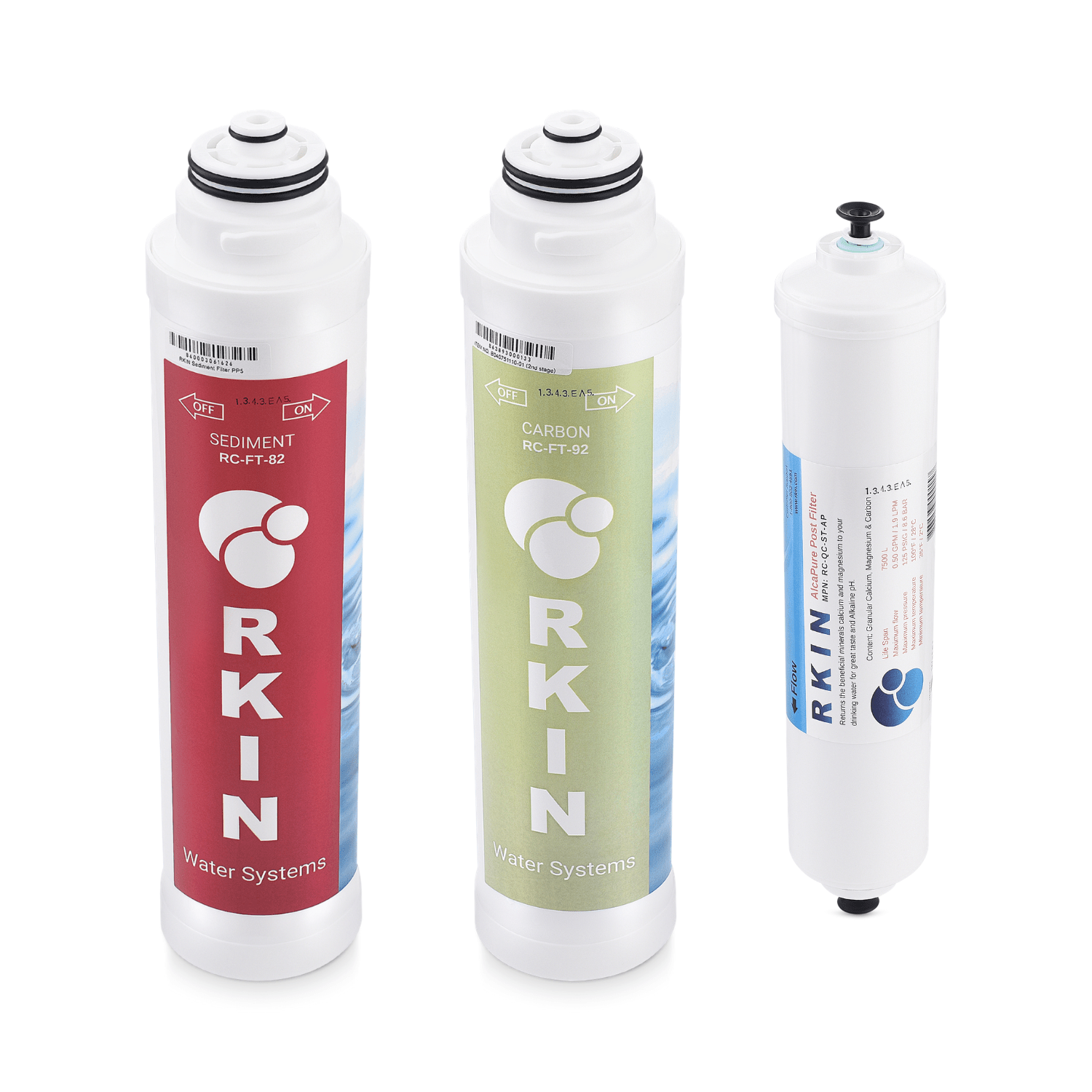 RKIN AlcaPure Edition Zero Installation Purifier Replacement Filters Kit Water System Accessories FBA-ZIPFBL Luxury Appliances Direct