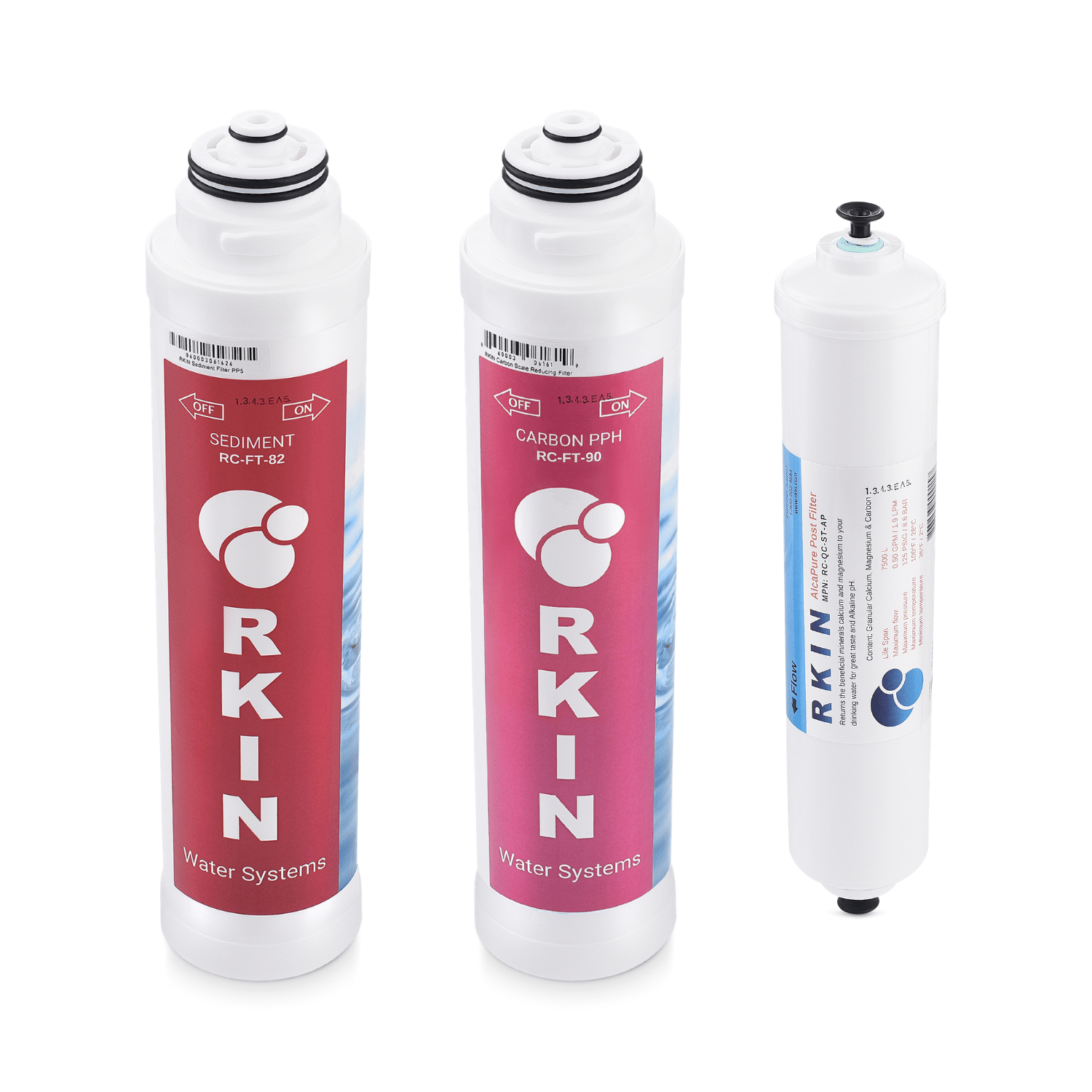 RKIN AlcaPure Edition Zero Installation Purifier Replacement Filters Kit Water System Accessories FBA-ZIPFBL-PPC Luxury Appliances Direct