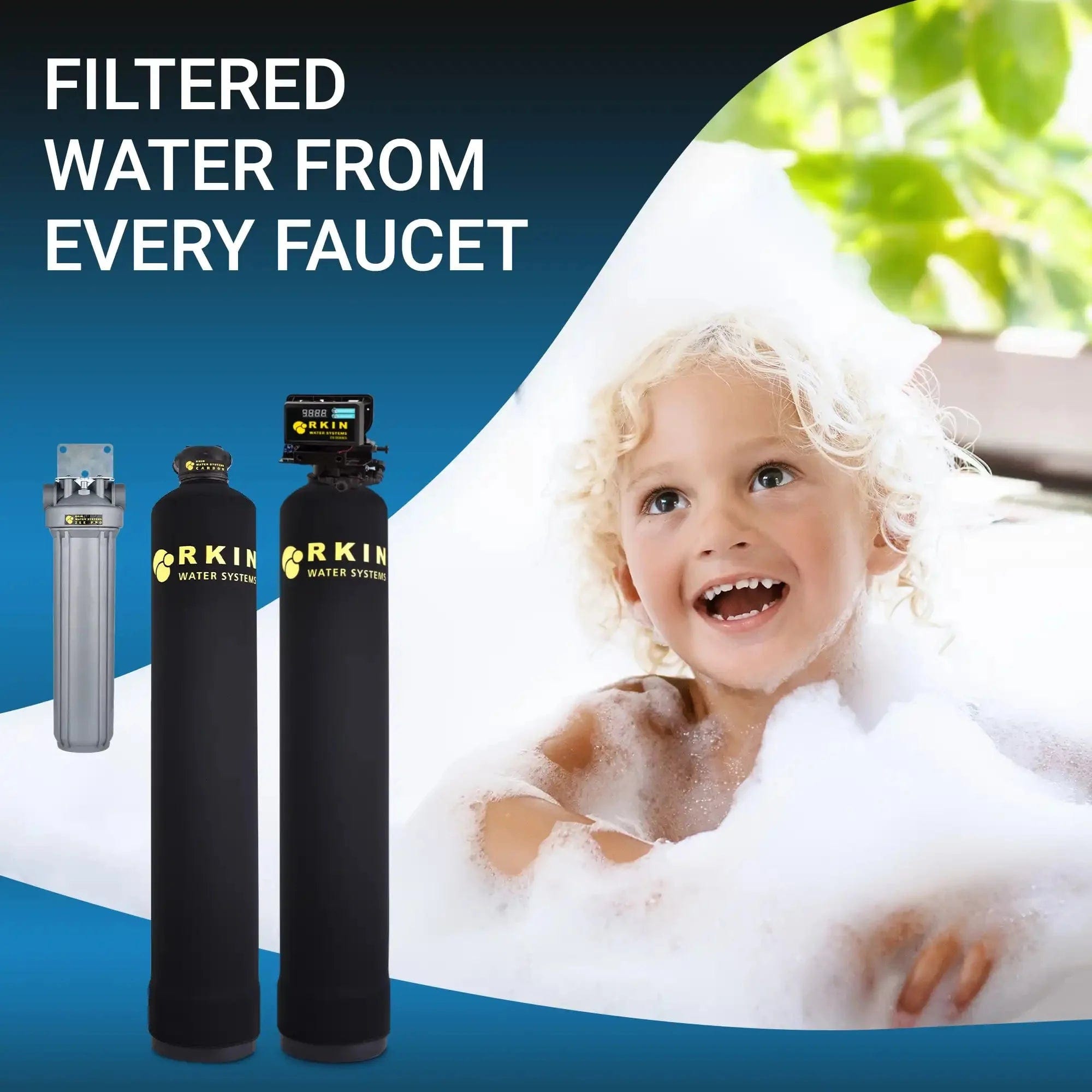 RKIN Salt-Free Water Softener and Well Water Filter Combo Water Systems Luxury Appliances Direct