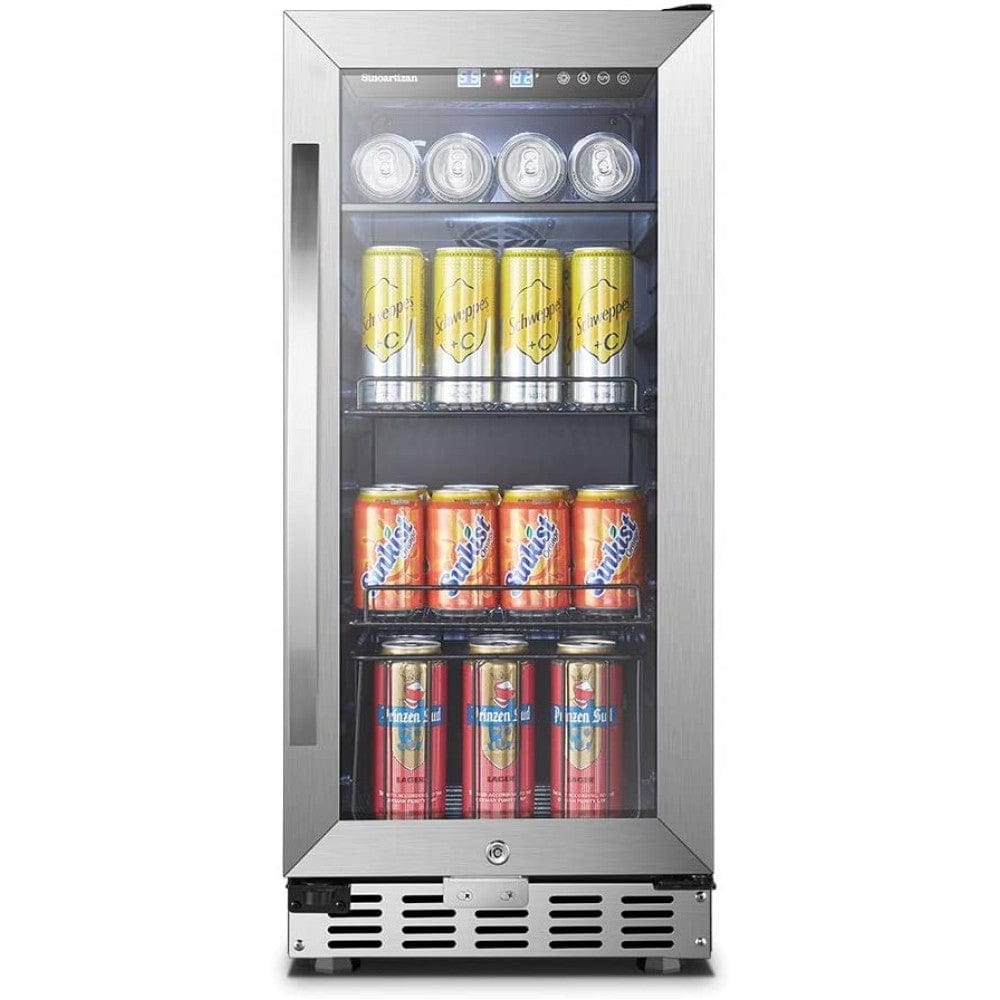 Sinoartizan 70 Cans Single Zone Stainless Steel Beverage Coolers ST-33BC Beverage Centers ST-33BC Luxury Appliances Direct