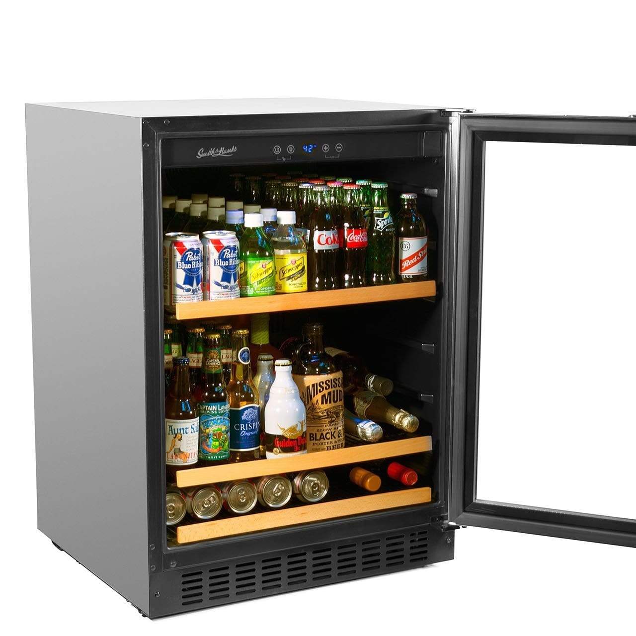 Smith & Hanks 178 Can Beverage Fridge RE100012 Beverage Centers BEV145SRE Luxury Appliances Direct