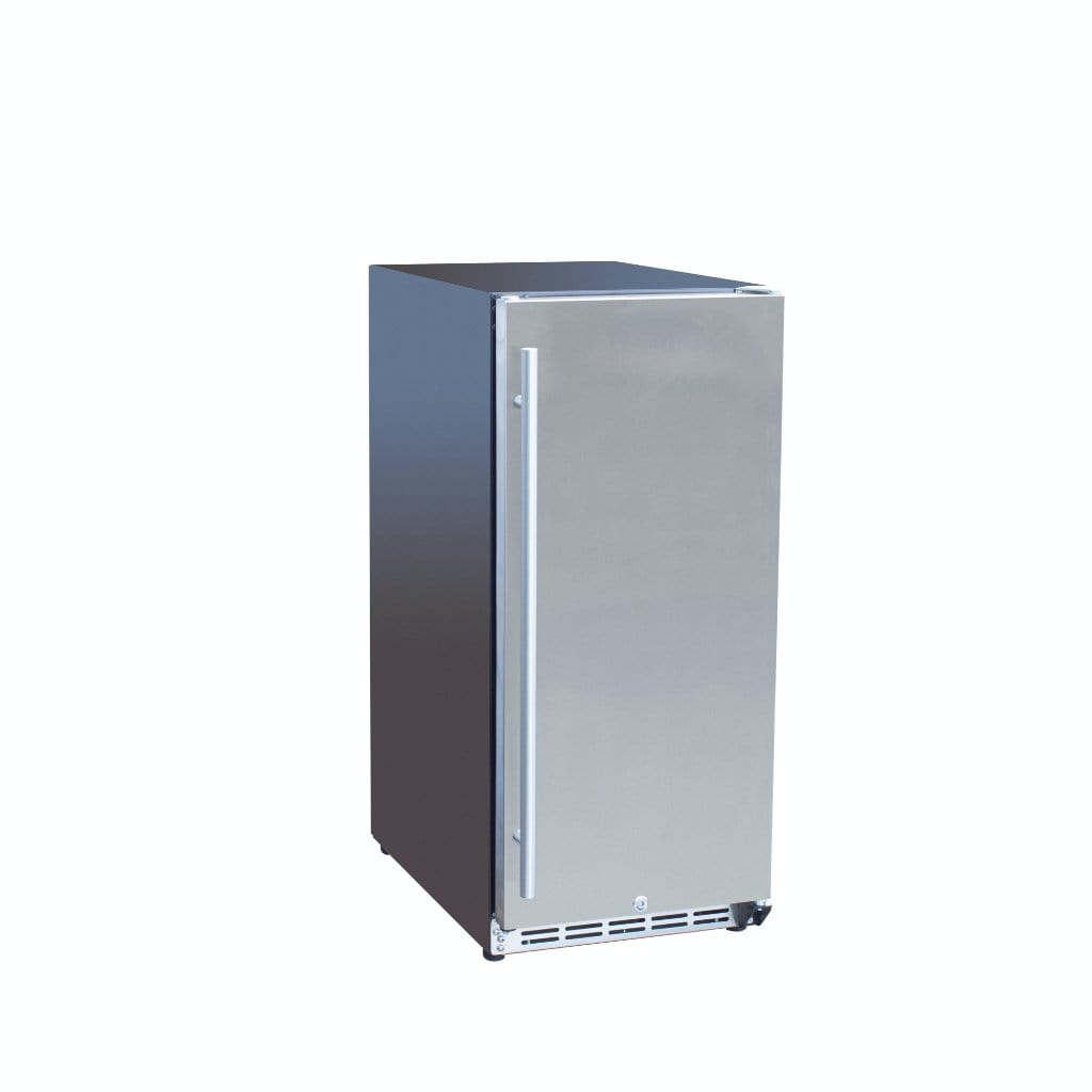 Summerset 15" Outdoor Rated Fridge w/Stainless Door SSRFR-15S Refrigerators SSRFR-15S Luxury Appliances Direct