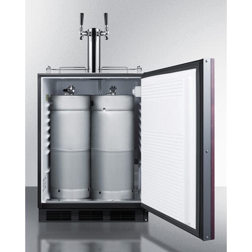 Summit 24-inch Wide Built-In Beer & Wine Kegerator SBC58BLB