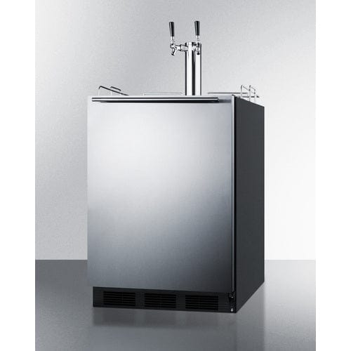 Summit 24-inch Wide Built-In Beer & Wine Kegerator SBC58BLB