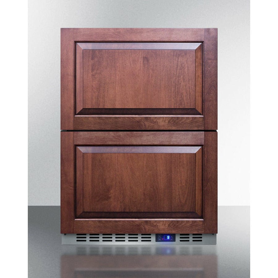 Summit 24" Wide Built-In 2-Drawer All-Refrigerator - FF642D Refrigerator Drawers FF642D Luxury Appliances Direct