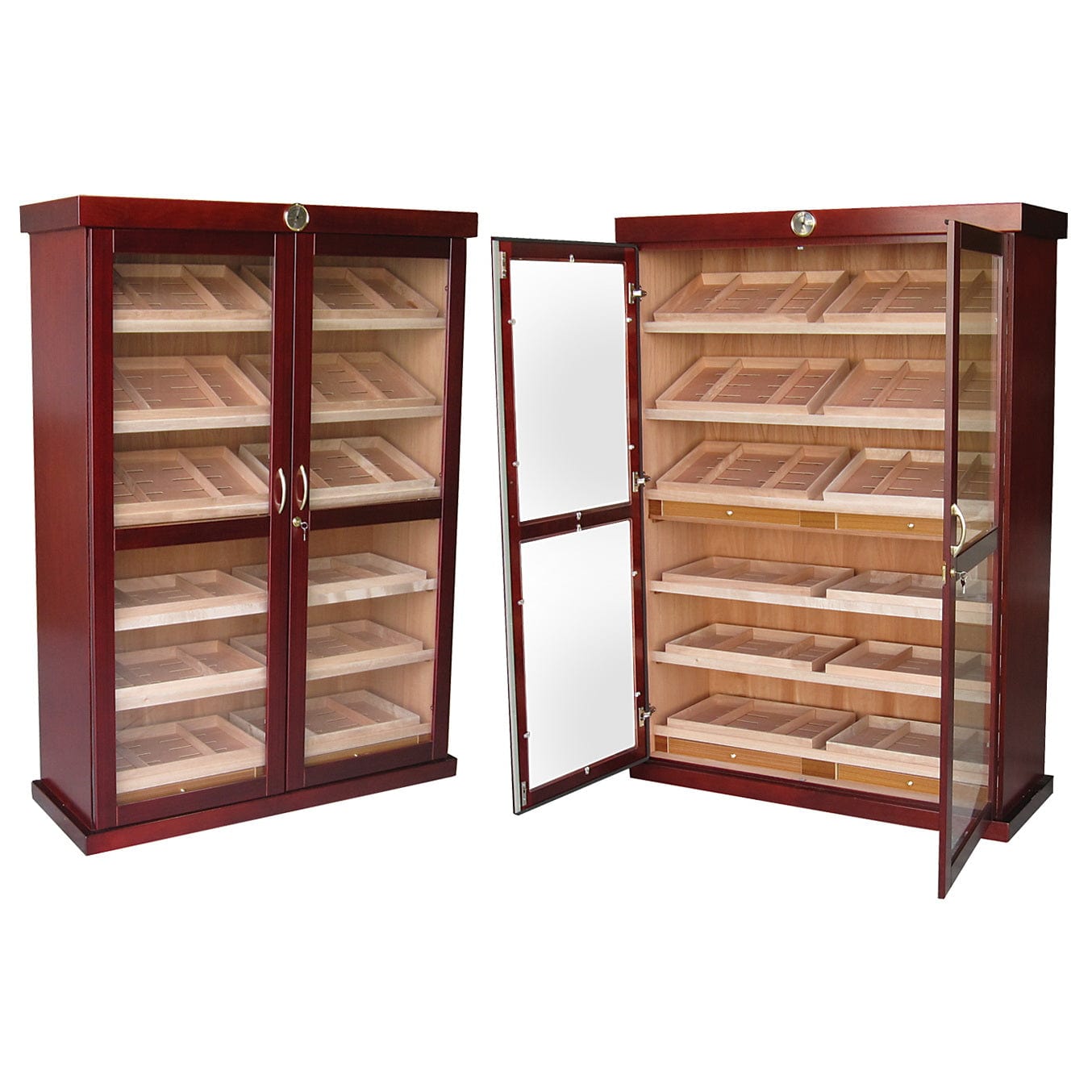 The Bermuda Large Commercial Display Cigar Cabinet Humidor BRMDA Cigar Humidors BRMDA Luxury Appliances Direct