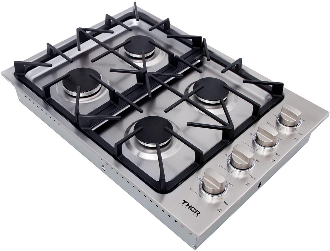 Thor 30 Inch Drop-in Cooktop in Stainless Steel TGC3001 Cooktops TGC3001 Luxury Appliances Direct