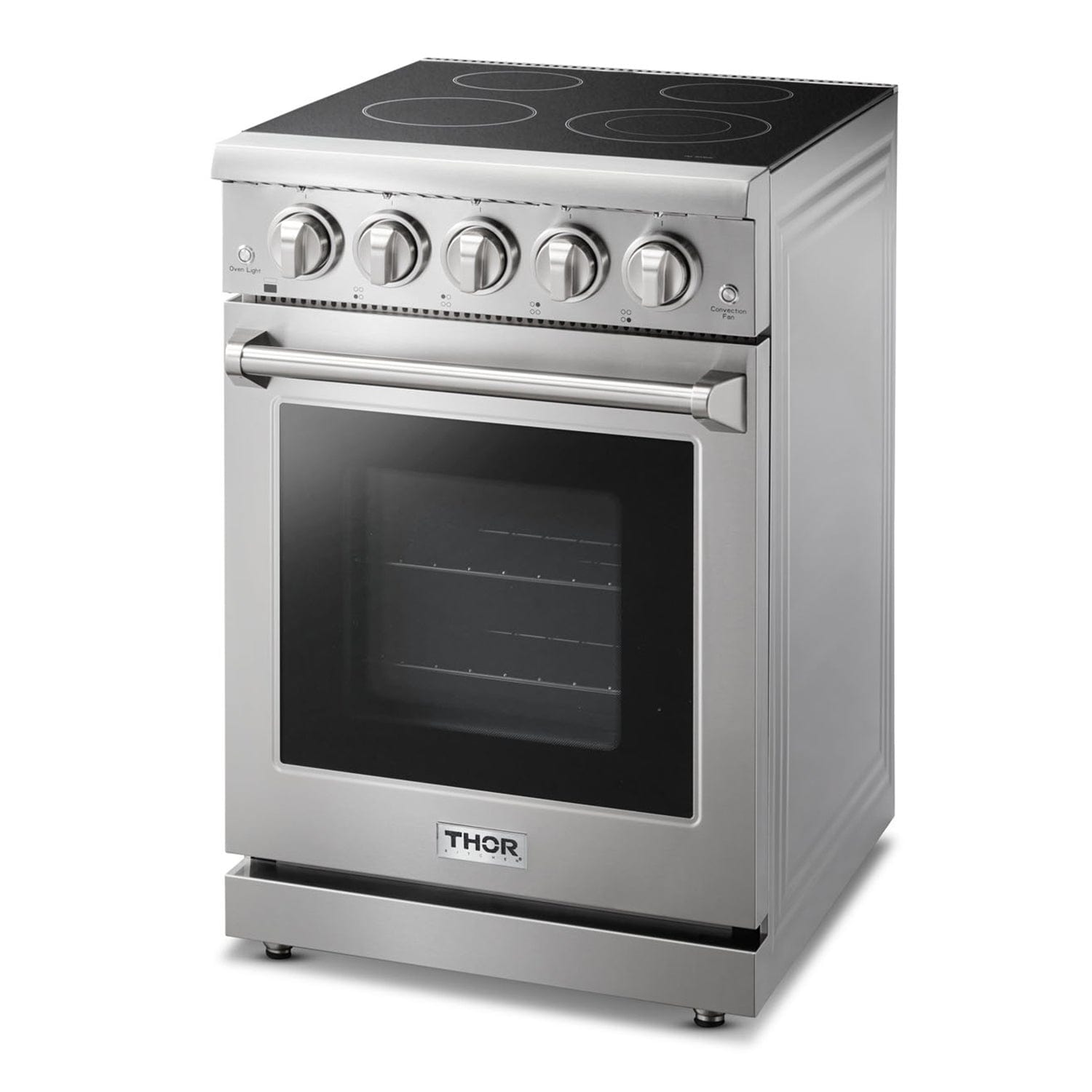 Thor Kitchen 24 in. Professional Electric Range in Stainless Steel HRE2401 Ranges HRE2401 Luxury Appliances Direct