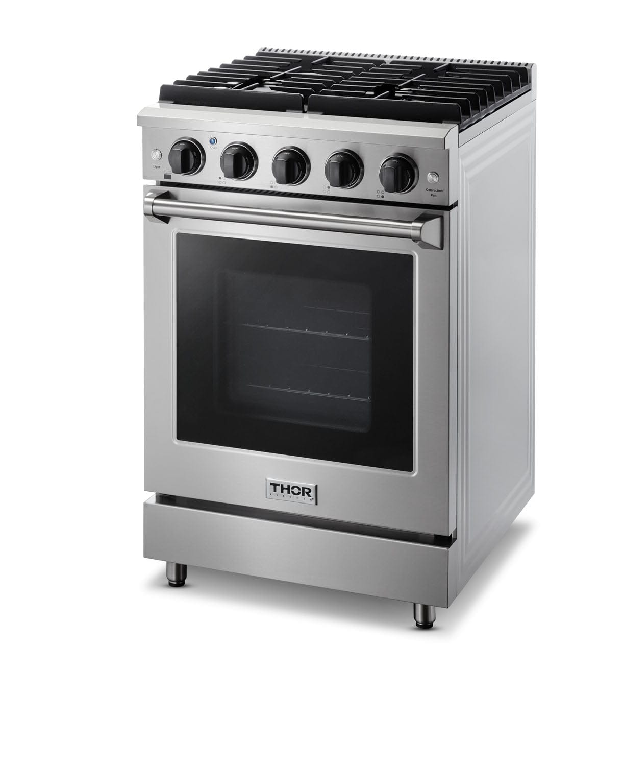 Thor Kitchen 24 in. Professional Gas Range in Stainless Steel LRG2401U Ranges LRG2401U Luxury Appliances Direct