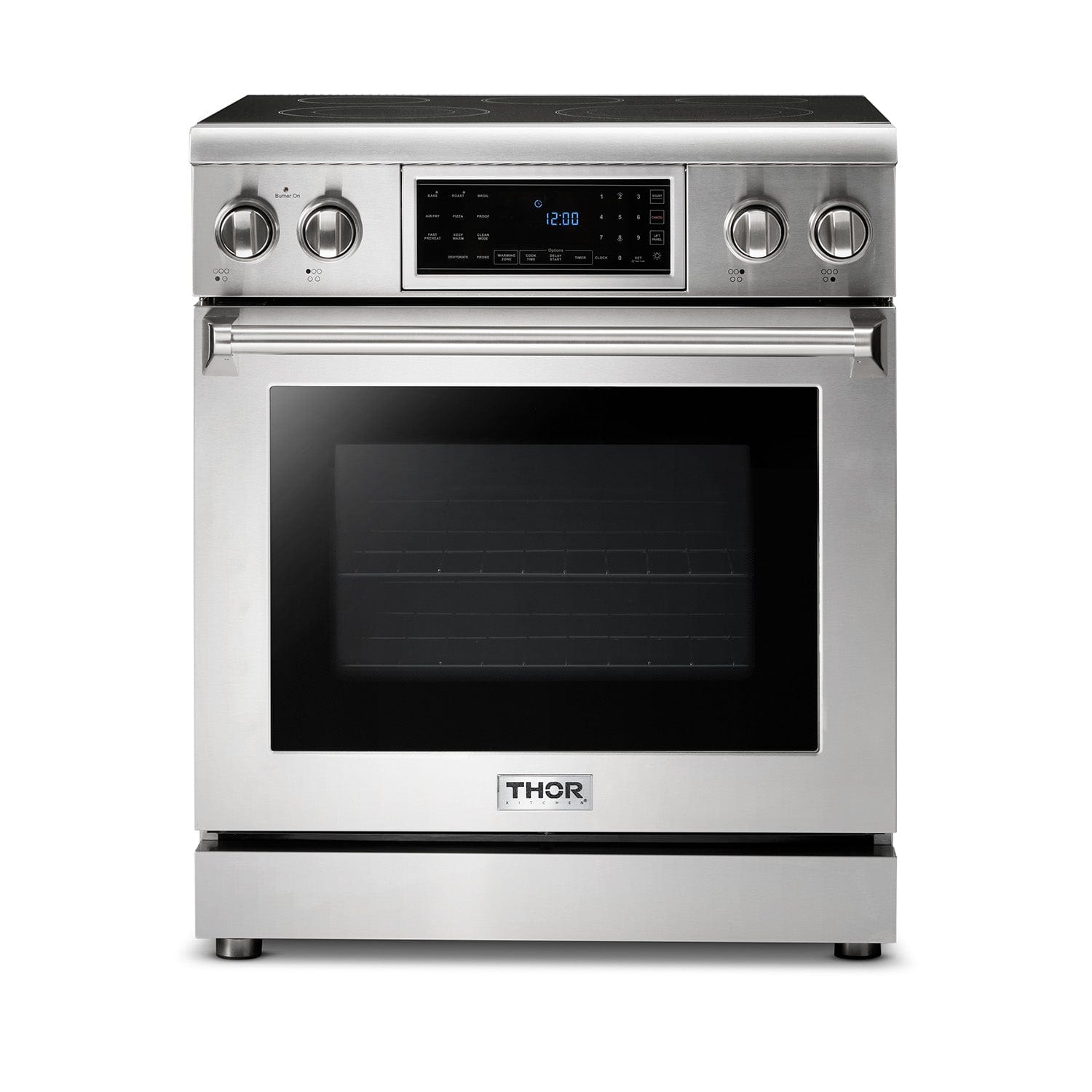 Thor Kitchen 30 Inch Air Fry and Self-Clean Professional Electric Range TRE3001 Ranges TRE3001 Luxury Appliances Direct