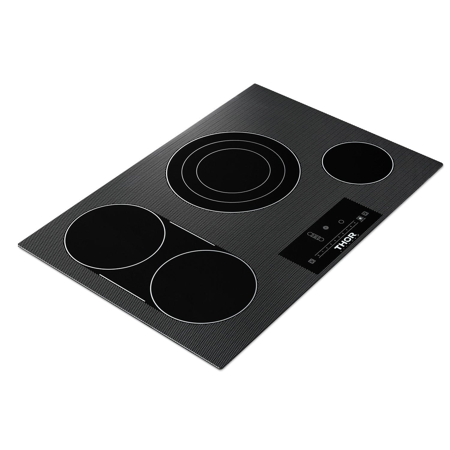 Thor Kitchen 30 Inch Professional Electric Cooktop With 4 Burners in Black TEC30 I Luxury Appliances Direct