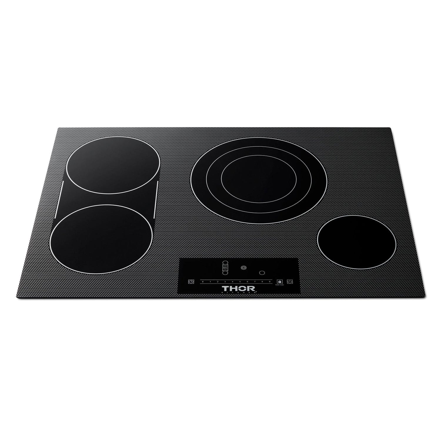 Thor Kitchen 30 Inch Professional Electric Cooktop With 4 Burners in Black TEC30 I Luxury Appliances Direct