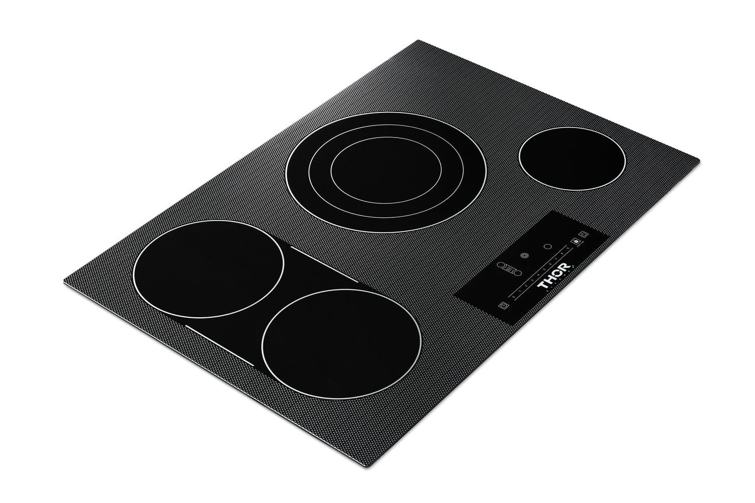 Thor Kitchen 30 Inch Professional Electric Cooktop With 4 Burners in Black TEC30 I Luxury Appliances Direct