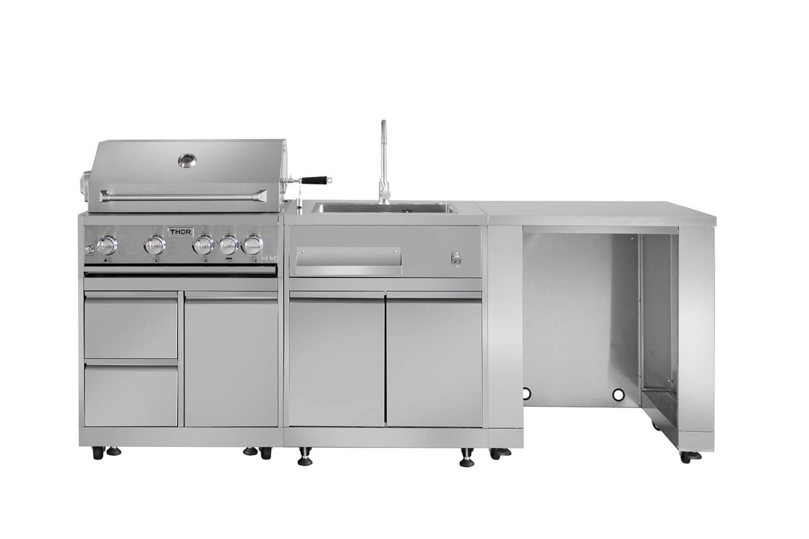 Thor Kitchen 32 Inch Built-In Liquid Propane Grill MK04SS304 Outdoor Appliances MK04SS304 Luxury Appliances Direct