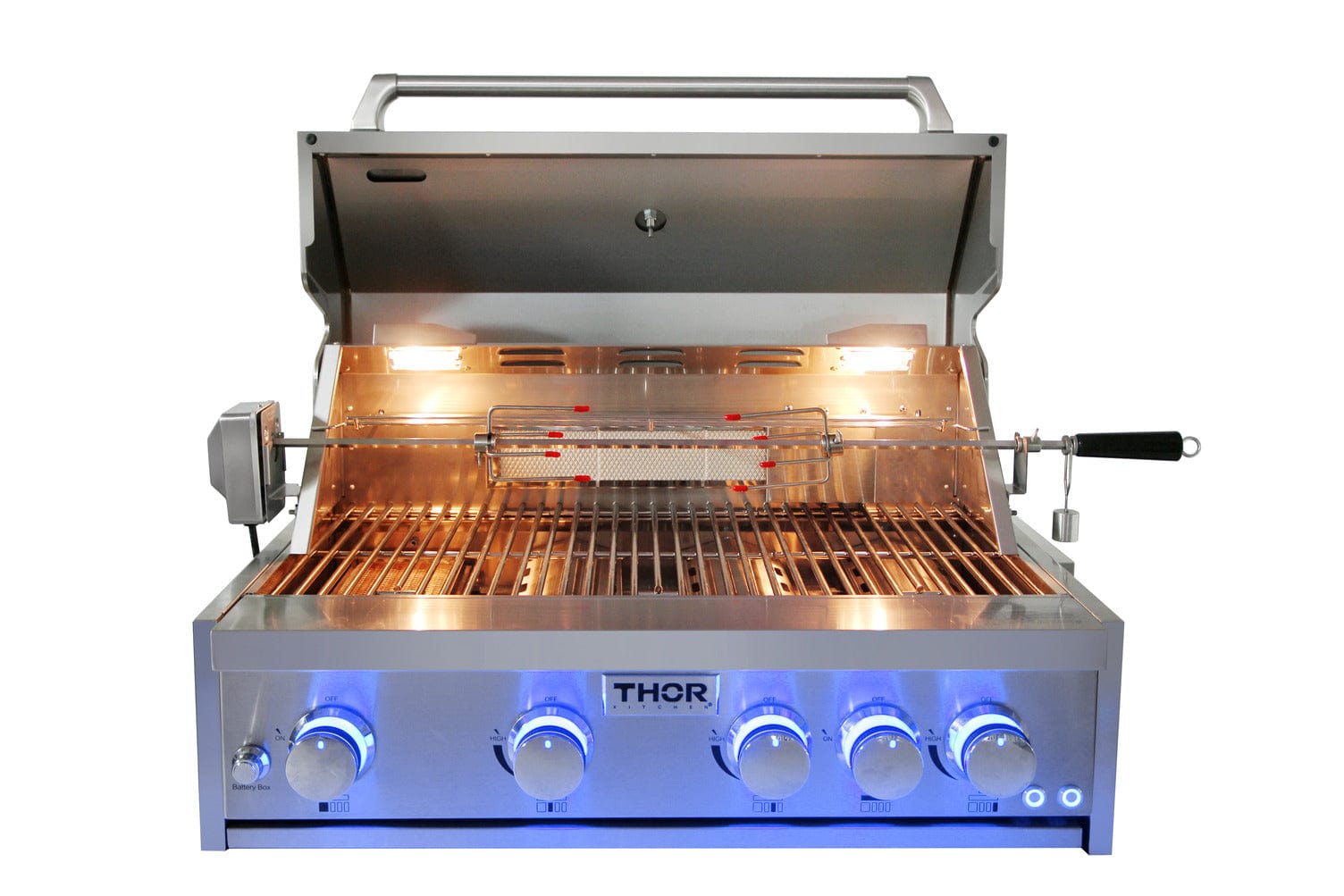 Thor Kitchen 32 Inch Built-In Liquid Propane Grill MK04SS304 Outdoor Appliances MK04SS304 Luxury Appliances Direct
