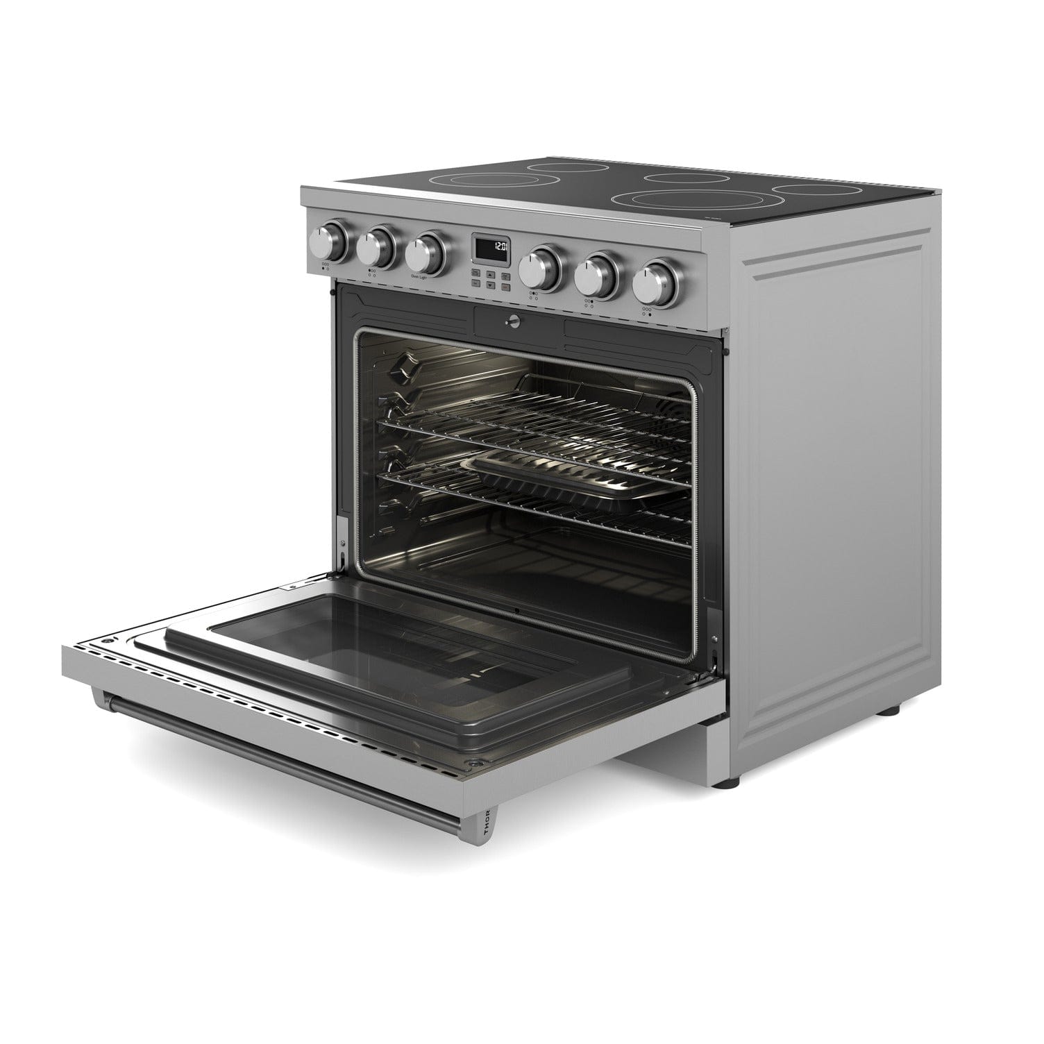 Thor Kitchen 36" Contemporary Professional Electric Range ARE36 Ranges ARE36 Luxury Appliances Direct