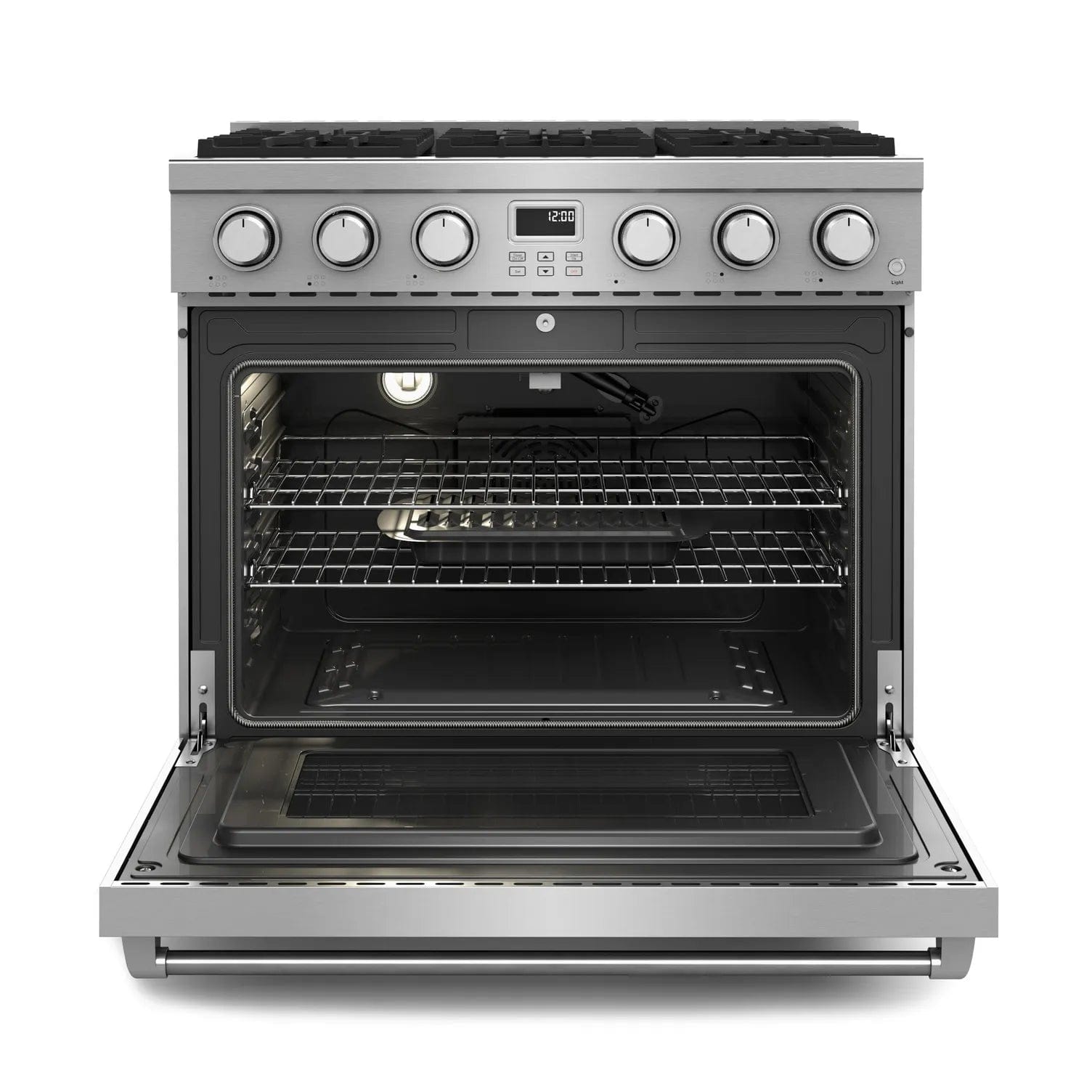 Thor Kitchen 36" Contemporary Professional Gas Range ARG36 Ranges ARG36 Luxury Appliances Direct